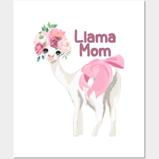 Llama Mom Design For Alpaca Lovers Posters and Art